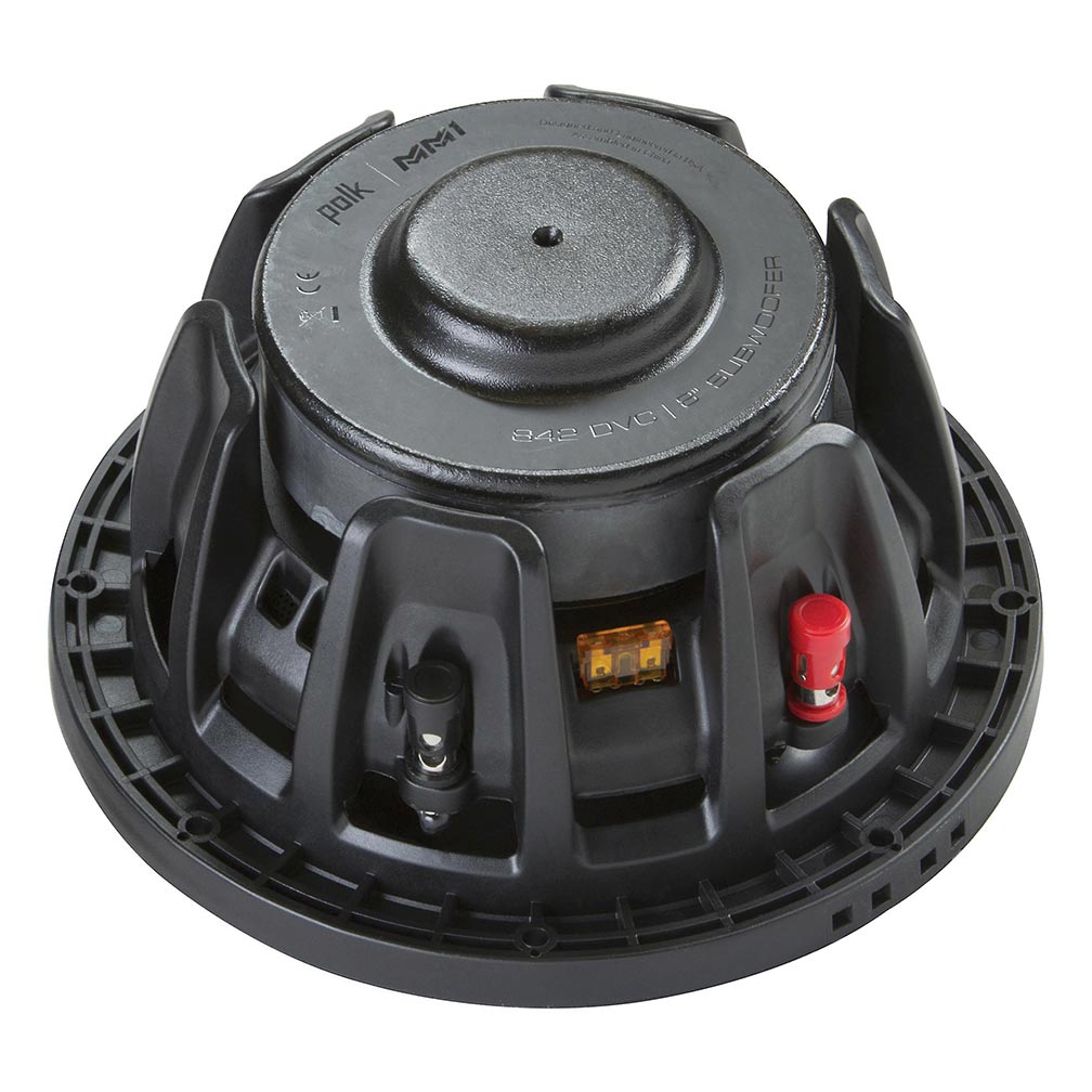 Polk MM Series 8″ Woofer, 300W RMS/900W Max, Dual 4 Ohm Voice Coils