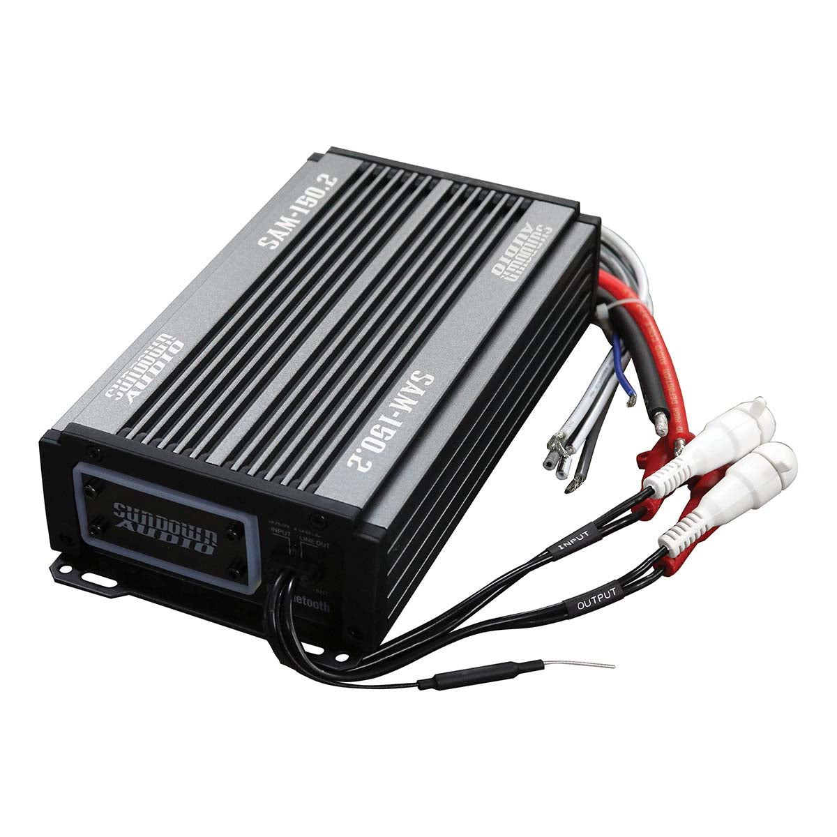 Sundown SAMV21502 Powersports 2 Channel Amplifier with Bluetooth, 300W RMS