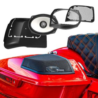 Diamond Audio 14-23 Harley Cut-In Lid Kit with HXM69F4BK Spkrs — MSHXM694LK