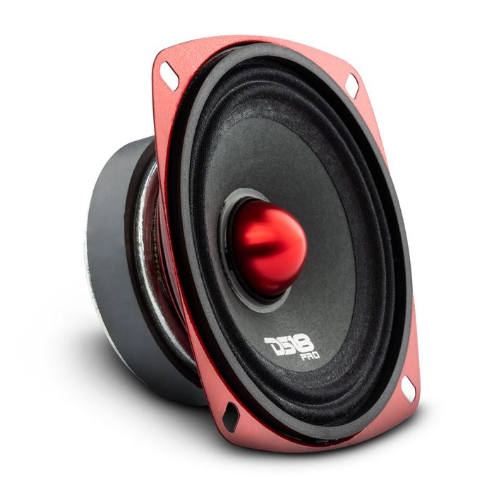 DS18 4", 100 Watts RMS, 4Ω, Mid-Range, Bullet, Shallow — PRO-X4.4BMSL