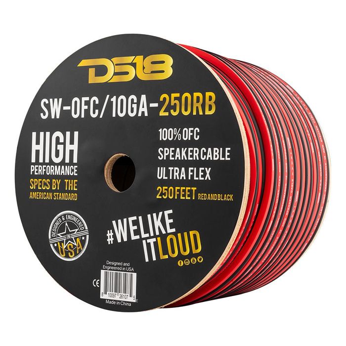 DS18 10-GA, 250-Feet — SW-OFC10GA-250RB