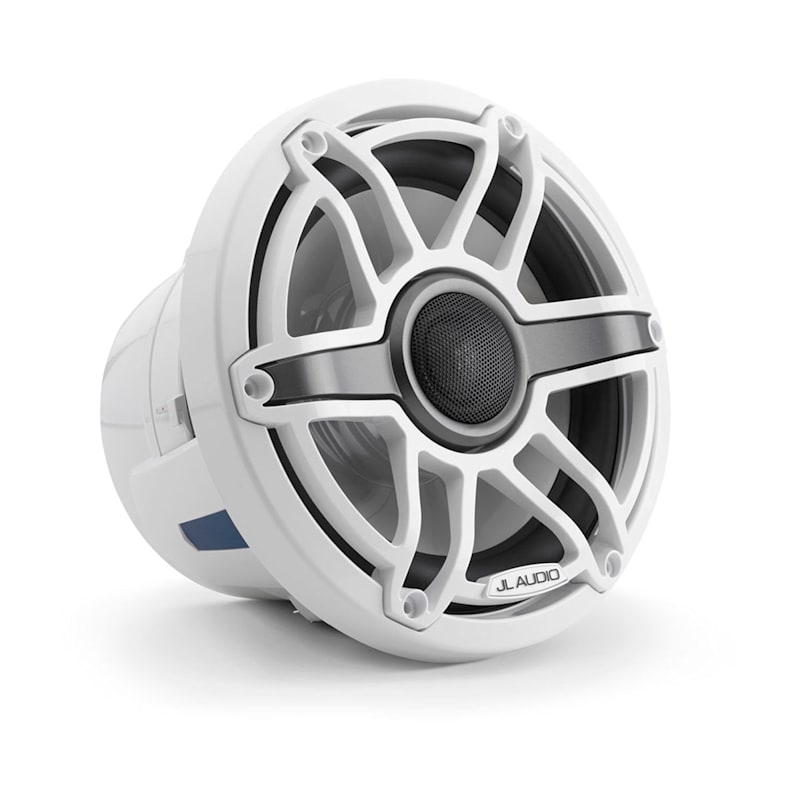 JL Audio M6-880X-S-GwGw 8.8-inch M6 coaxial speakers, White Sport Grille