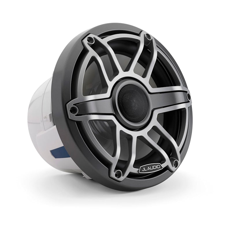 JL Audio M6-880X-S-GmTi 8.8-inch M6 coaxial speakers, Titanium Sport Grille