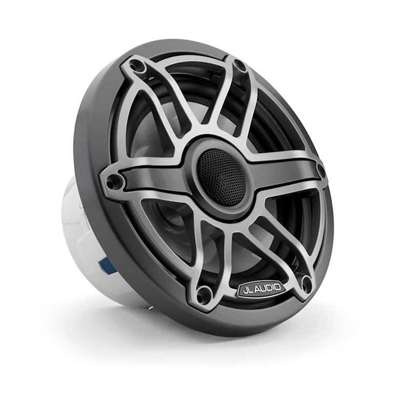 JL Audio M6-650X-S-GmTi 6.5-inch M6 coaxial speakers, Titanium Sport Grille
