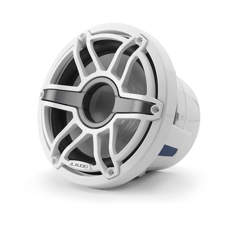 JL Audio M6-8IB-S-GwGw-4 8-inch M6 marine subwoofer, White Sport Grille