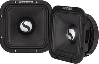 Kicker ST7MR4 7-inch 4-ohm square midrange speaker pair (49ST7MR4)