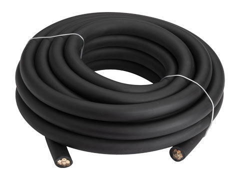 KICKER Warhorse 1/0-AWG OFC Ground Wire, 20 Feet, Black (50PWBK020)