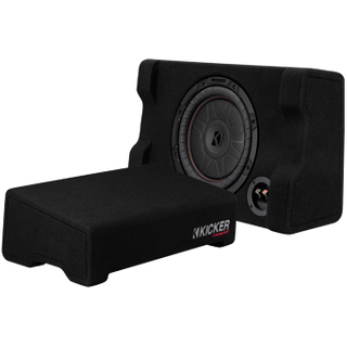 Kicker 52CVTDF122 Kicker CompVT 12-inch Down-Firing Loaded Subwoofer Enclosure