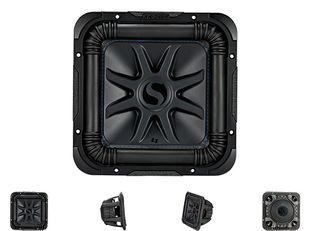 Kicker 44L7S102 Kicker Solo-Baric L7S 10-inch Subwoofer, Dual Voice Coil, 2 Ohm