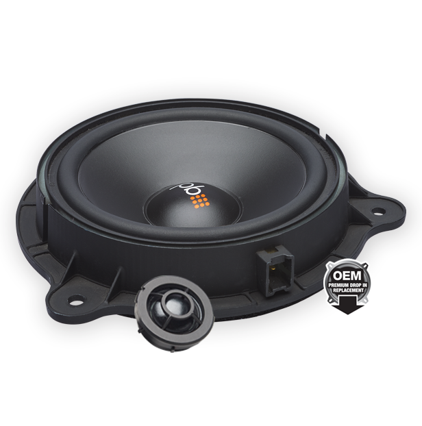 PowerBass OE65C-NS2 2-ohm Nissan OEM direct-fit component speaker kit