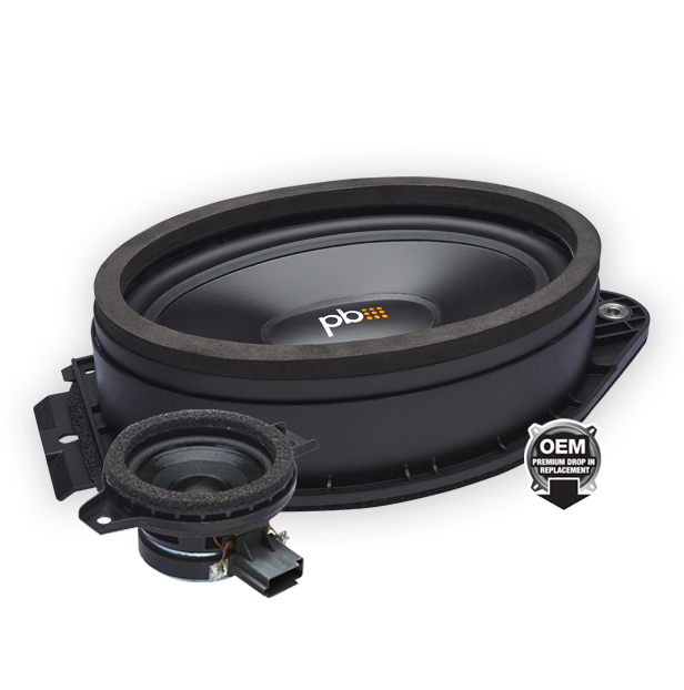 PowerBass OE69C-GM 4-ohm GM Chevrolet 6x9 component speaker system