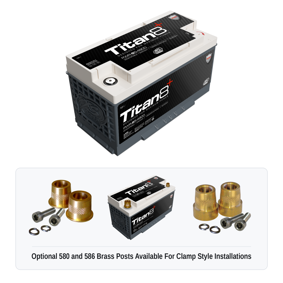 XS Power PWR-S5-4900 Titan8 12V Direct-Fit Lithium Battery