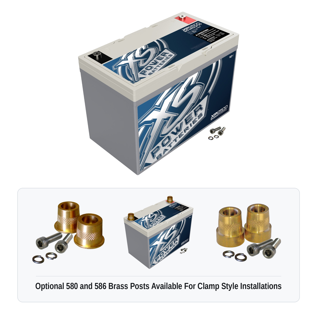 XS Power XP2500 12V AGM Secondary Battery