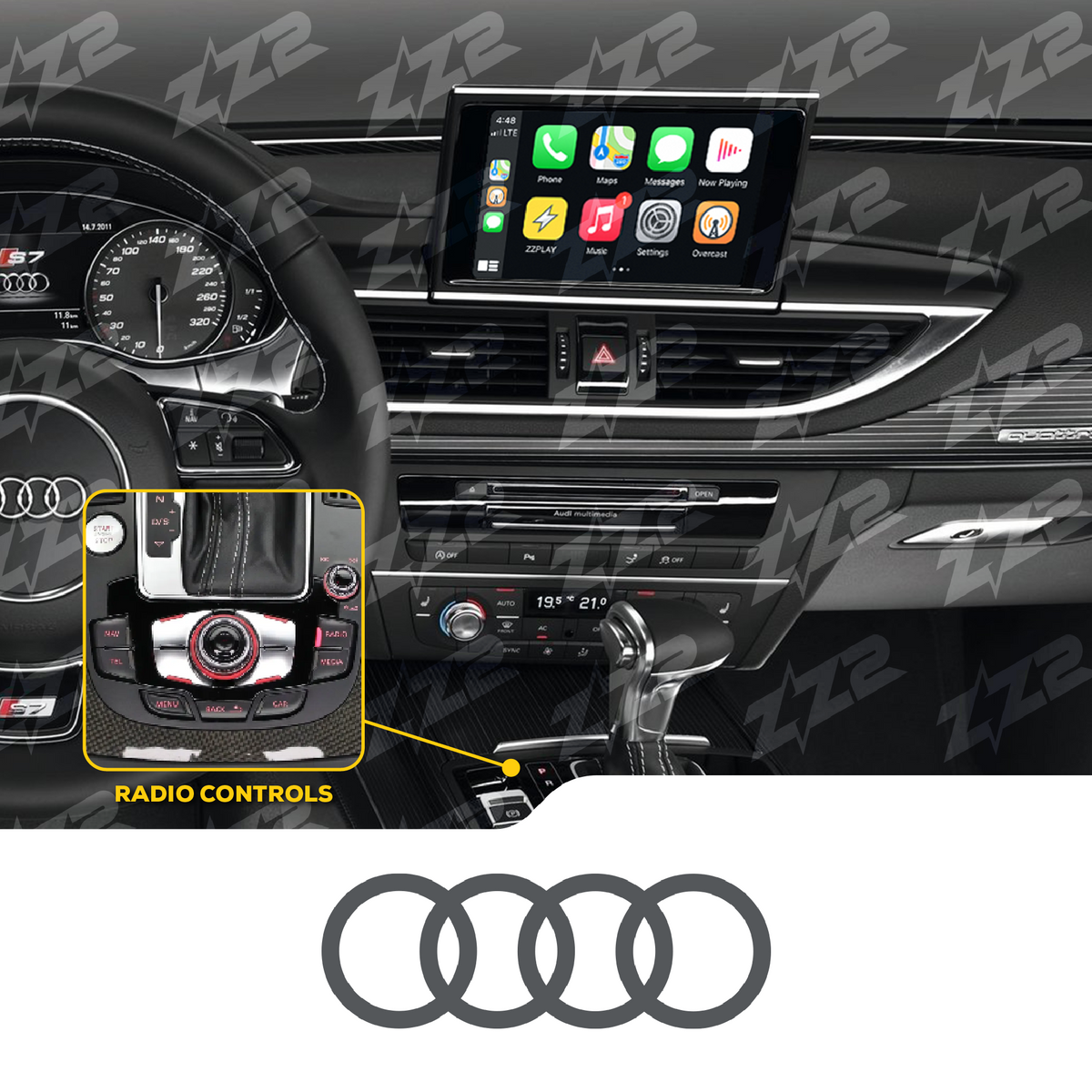 ZZ2 IT3-MMI3G-A6/A7 CarPlay & Android Auto Interface