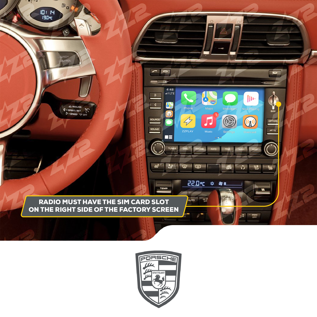 ZZ2 IT3-PCM3 CarPlay & Android Auto Interface