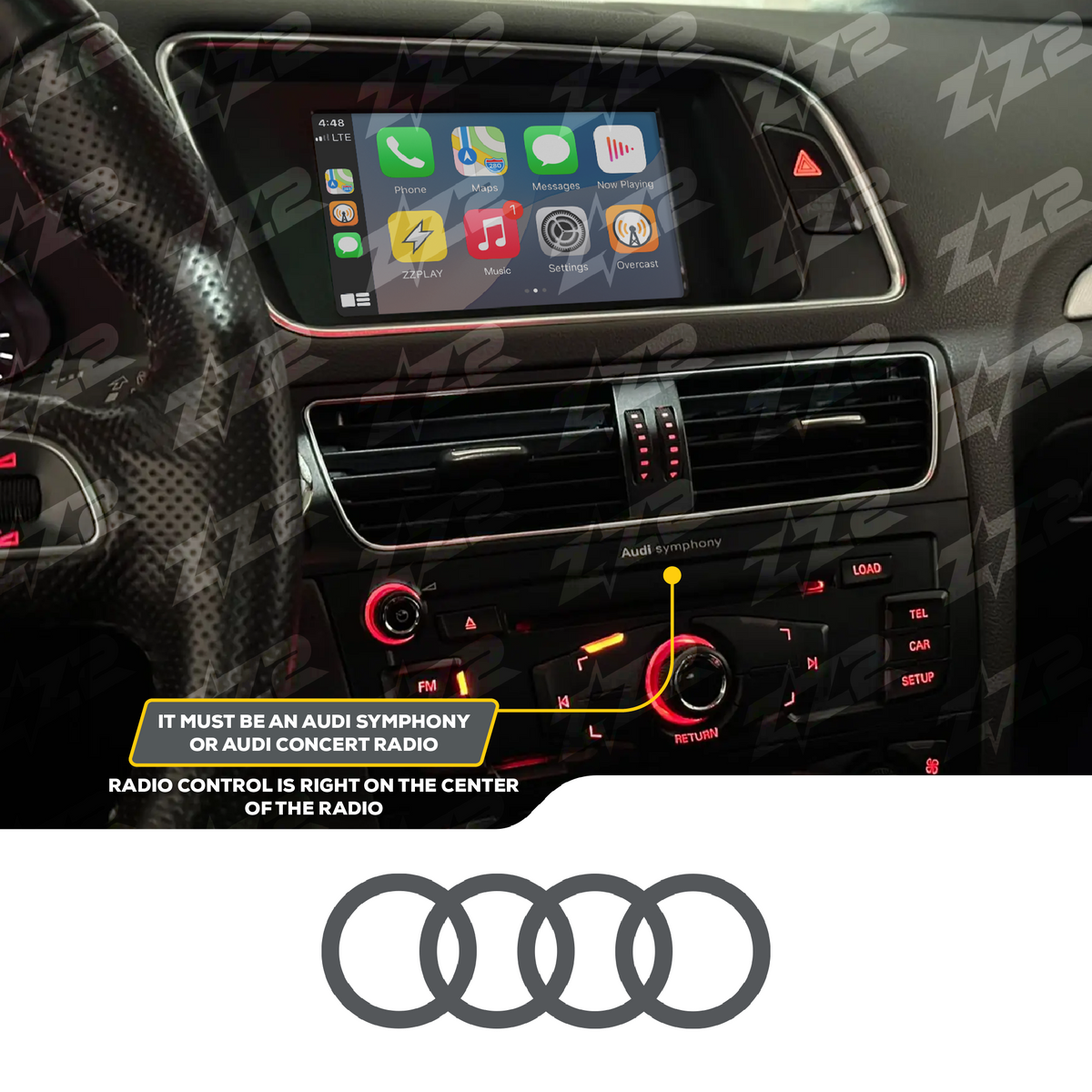 ZZ2 IT3-SYM CarPlay & Android Auto Interface
