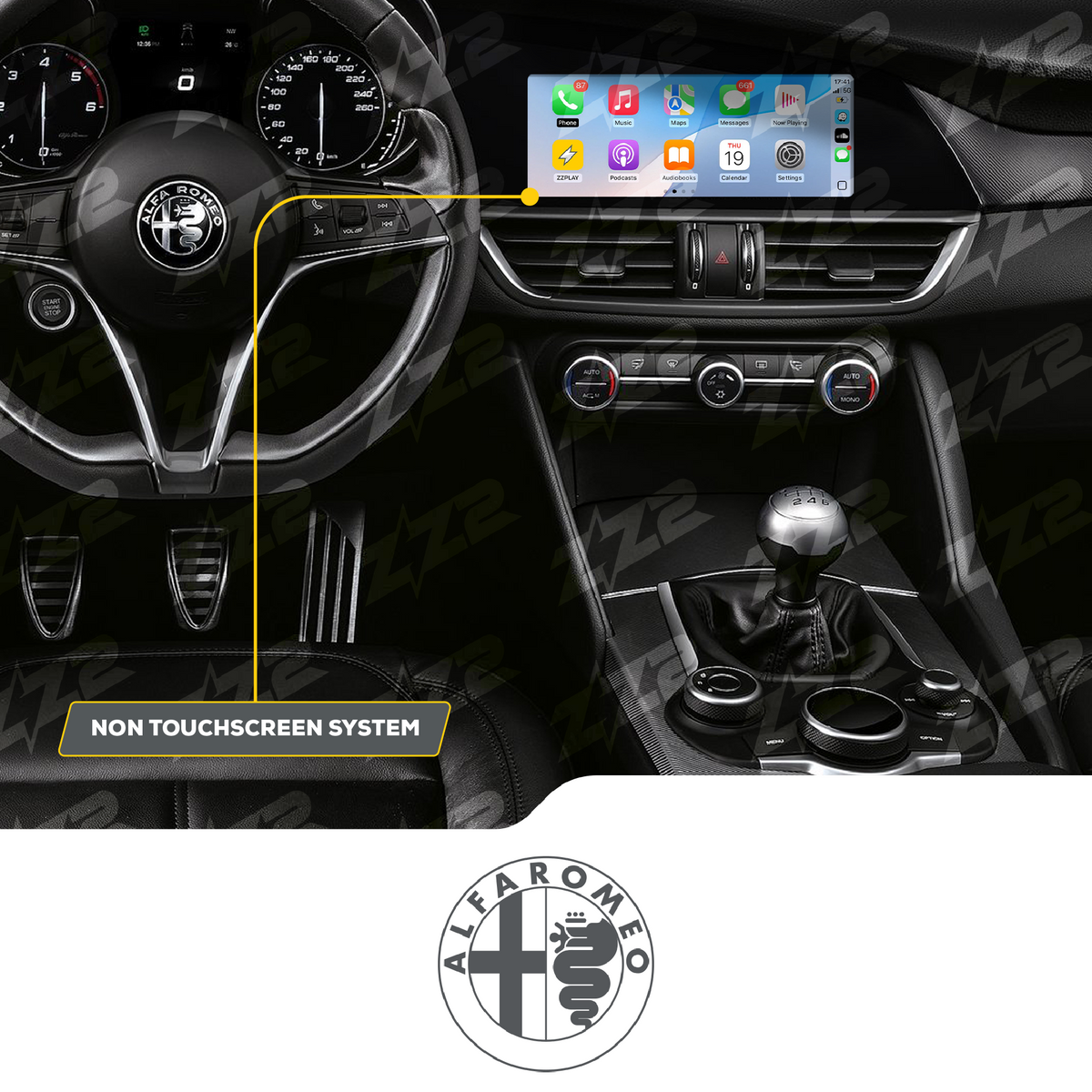 ZZ2 ITZ-ALFA-A CarPlay & Android Auto Interface