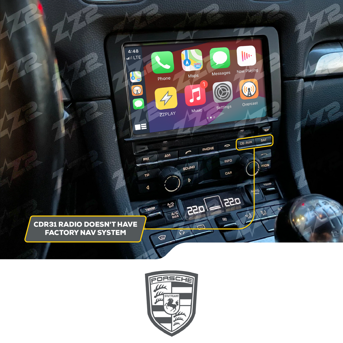 ZZ2 ITZ-CDR31-A CarPlay & Android Auto Interface