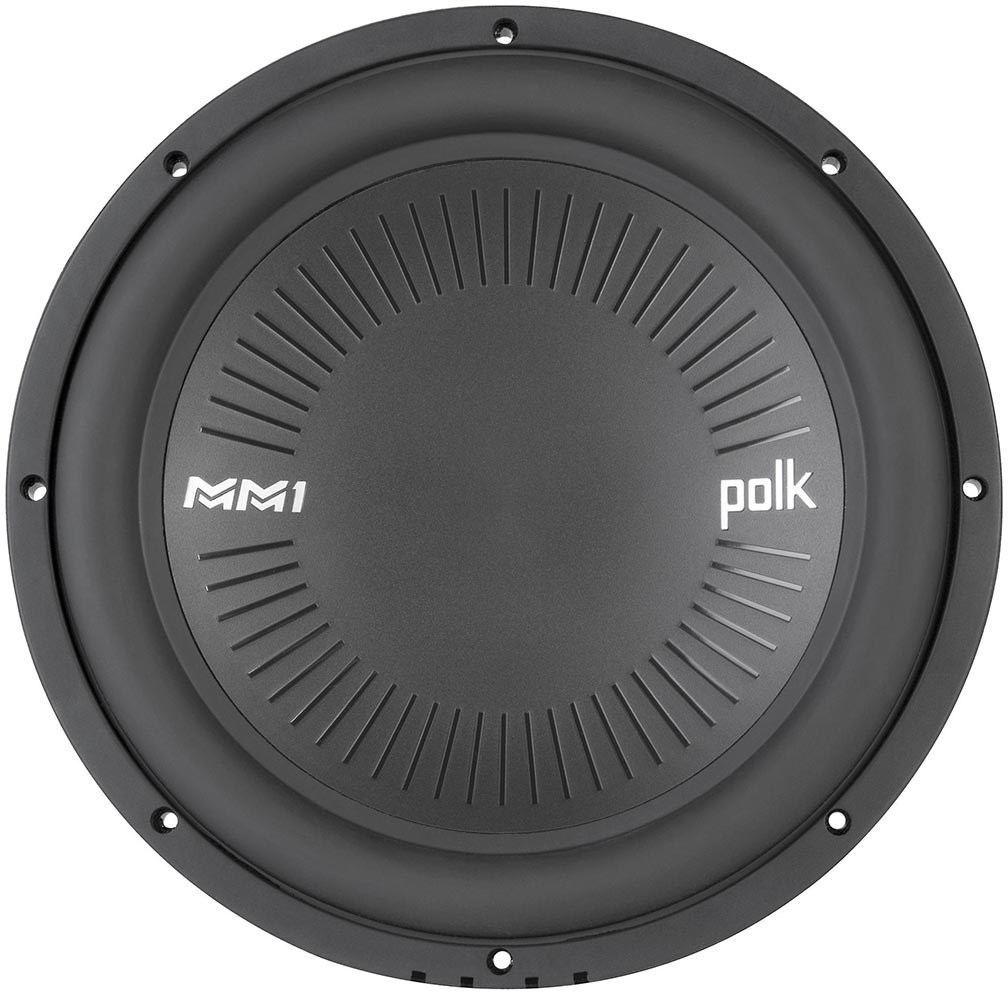 Polk MM Series 10″ Woofer, 400W RMS/900W Max, Dual 4 Ohm Voice Coils