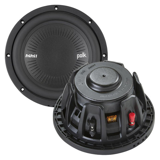 Polk MM Series 8″ Woofer, 300W RMS/900W Max, Dual 4 Ohm Voice Coils