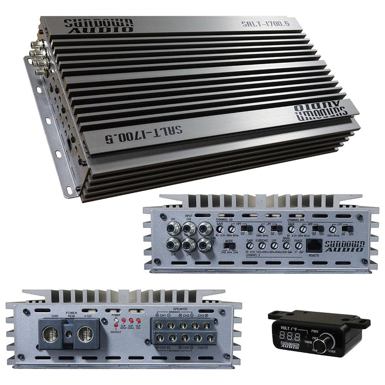 Sundown Audio SALT 5 Channel Amplifier, 1700W RMS
