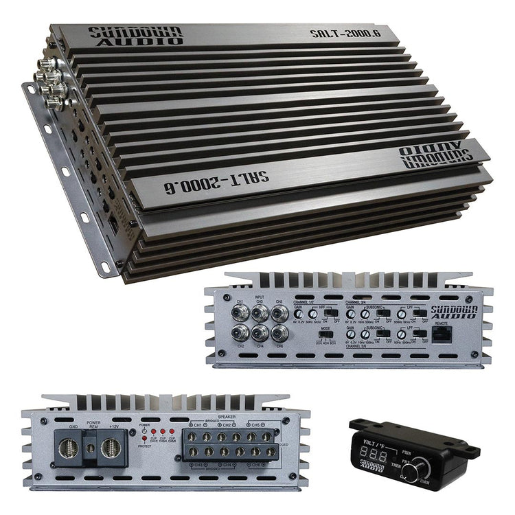 Sundown Audio SALT 6 Channel Amplifier – 2700W RMS