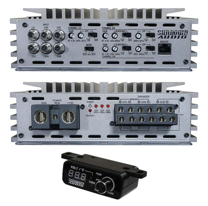 Sundown Audio SALT 6 Channel Amplifier – 2700W RMS