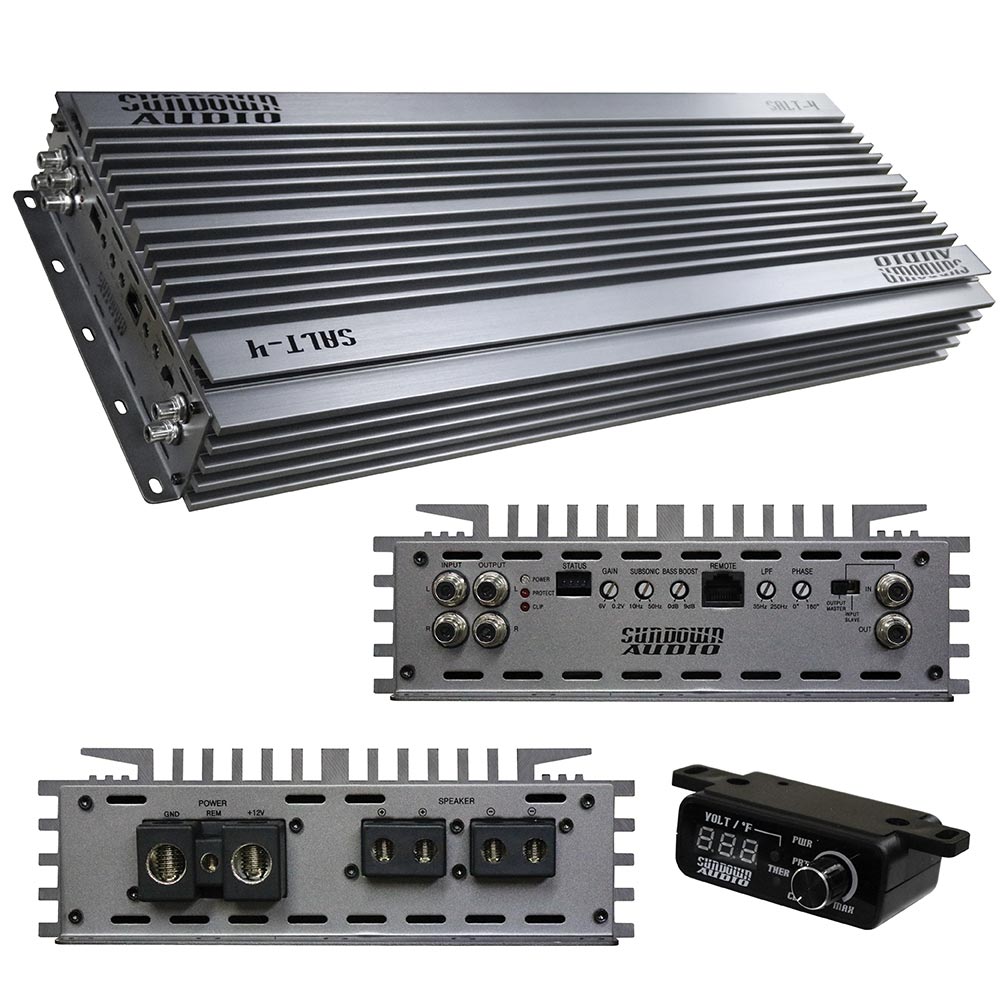 Sundown Audio SALT4K Monoblock Amplifier, 4000 Watts RMS