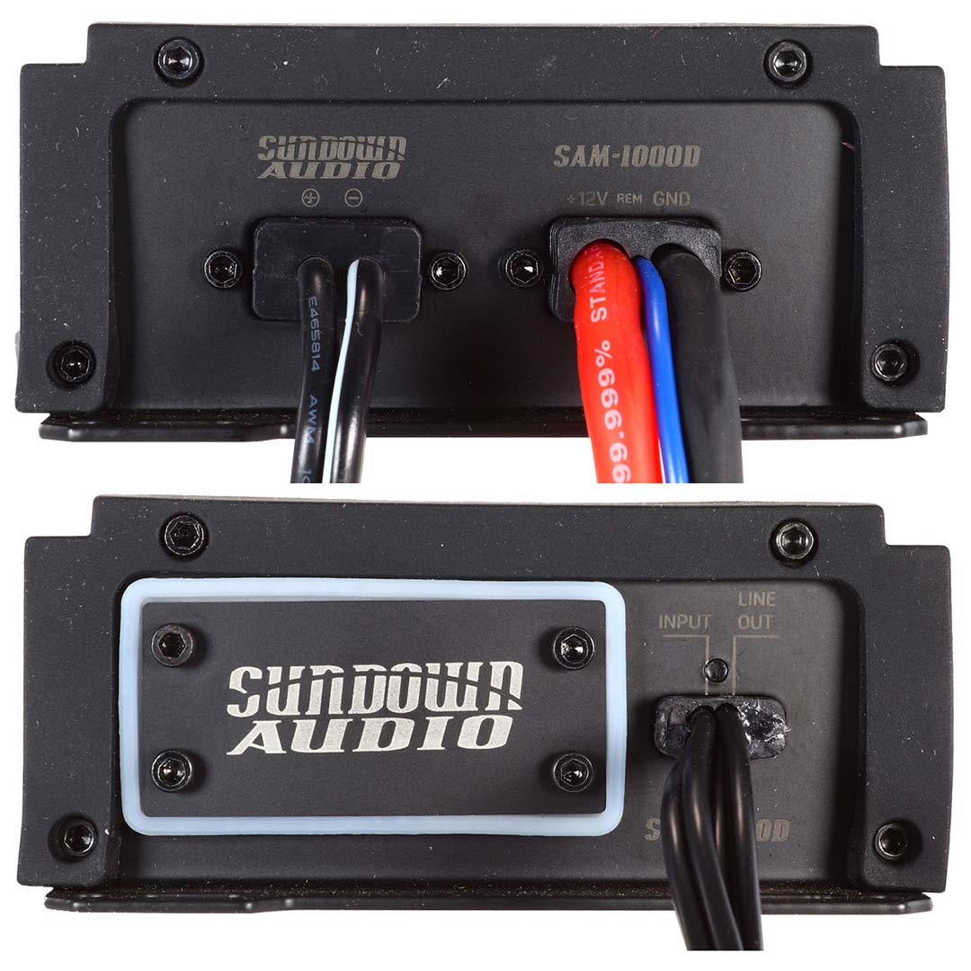 Sundown SAMV21000D Powersports Mono Block Amplifier, 1000W RMS