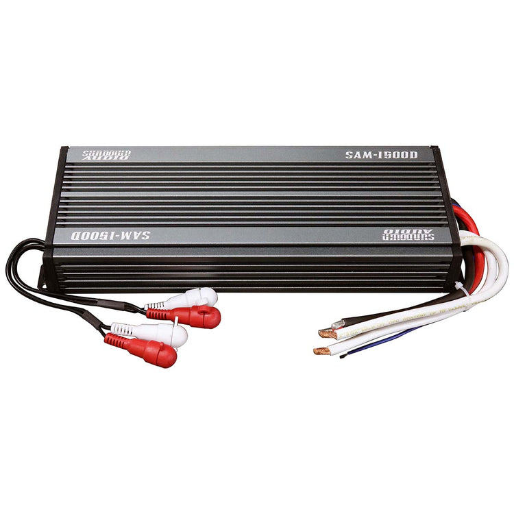 Sundown SAMV21500D Powersports Mono Block Amplifier, 1500W RMS