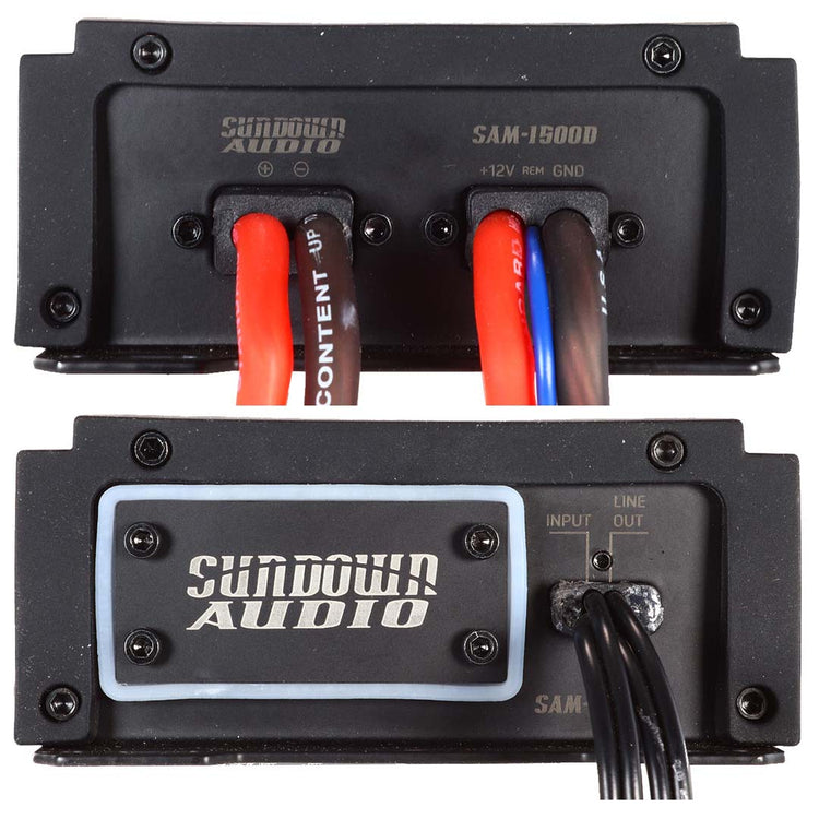 Sundown SAMV21500D Powersports Mono Block Amplifier, 1500W RMS
