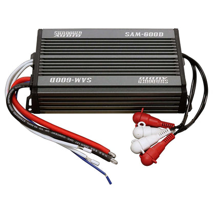 Sundown SAMV2600D Powersports Mono Block Amplifier, 600W RMS