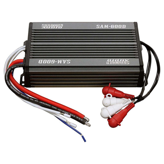 Sundown SAMV2600D Powersports Mono Block Amplifier, 600W RMS