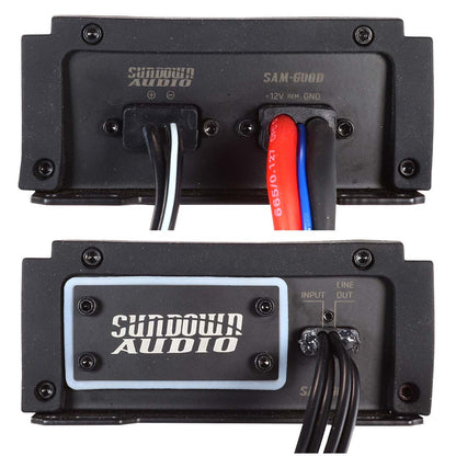 Sundown SAMV2600D Powersports Mono Block Amplifier, 600W RMS
