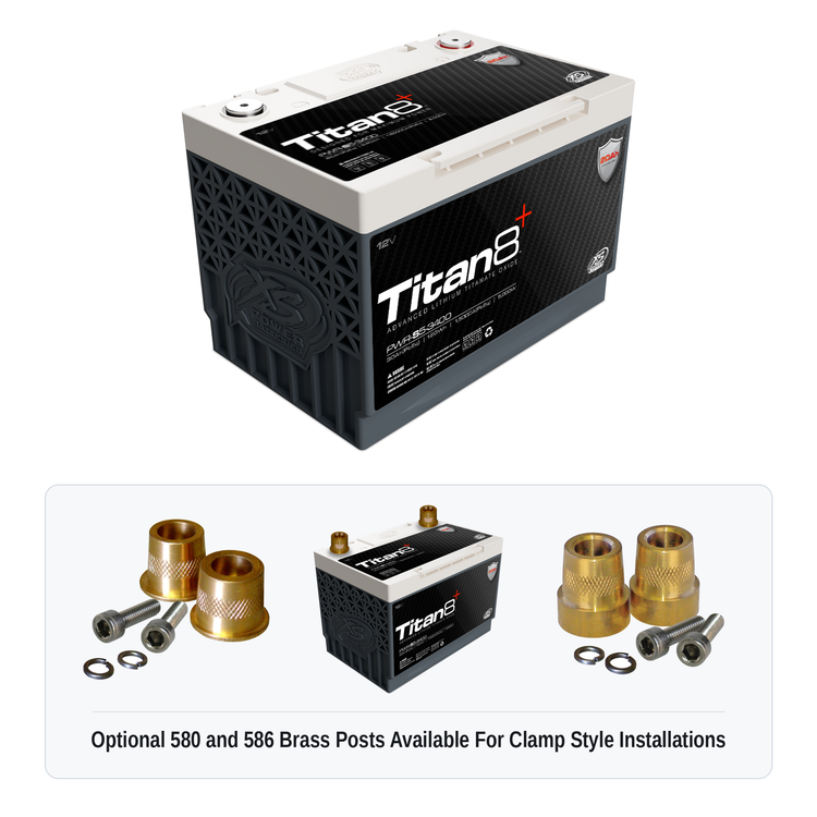 XS Power PWR-S5-3400 Titan8 Group 34/78 12V LTO Battery