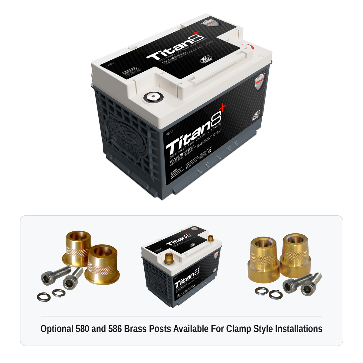 XS Power PWR-S5-4800 Titan8 12V LTO Battery