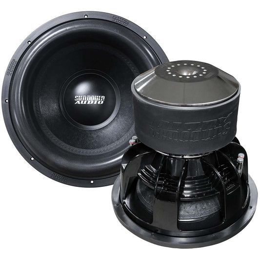 Sundown Audio ZV615D2 15″ Woofer, 2500W RMS, Dual 2 Ohm Voice Coils