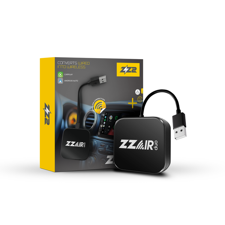 ZZ2 ZZAIR-DUO2 Wireless CarPlay & Android Auto Adapter — Special Order Only