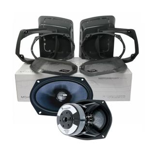 Diamond Audio 98-13 Harley Cut-In Lid Kit with MS69CX Speakers — MS694CX2LK13