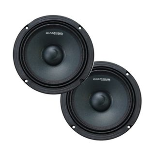 Diamond Audio 6.5" Pro Style High Output Midrange 200W RMS, Pair — MSPRO65