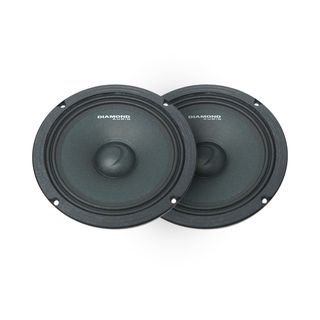 Diamond Audio 8" Pro Style High Output Midrange 500W RMS, Pair — MSPRO8