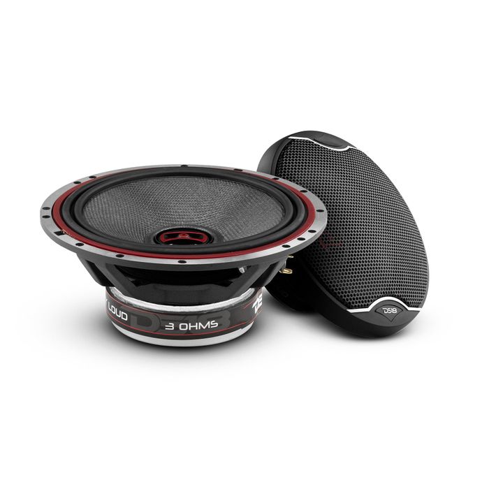 DS18 6.5", 120 Watts RMS, 3Ω, 2-Way, Coaxial — EXL-SQ6.5