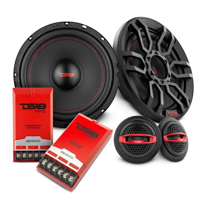 DS18 6.5", 50 Watts RMS, 4Ω, 2-Way, Component — G6.5XC