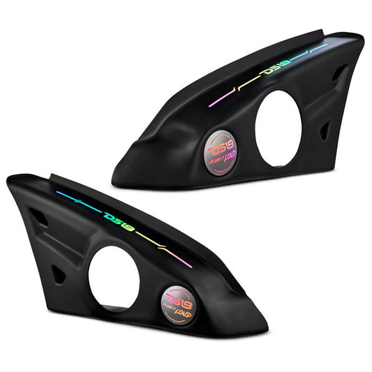 DS18 Arm Rest Enclosure, Fits 2 x  6.5" Speakers, 2015 & Up, Digital LED Ligths — SLG-AR6v2