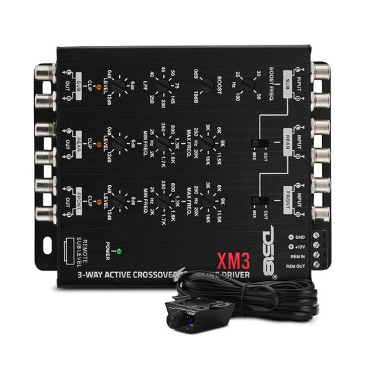 DS18 3-Way, Active Crossover, Sub-Level Control — XM3