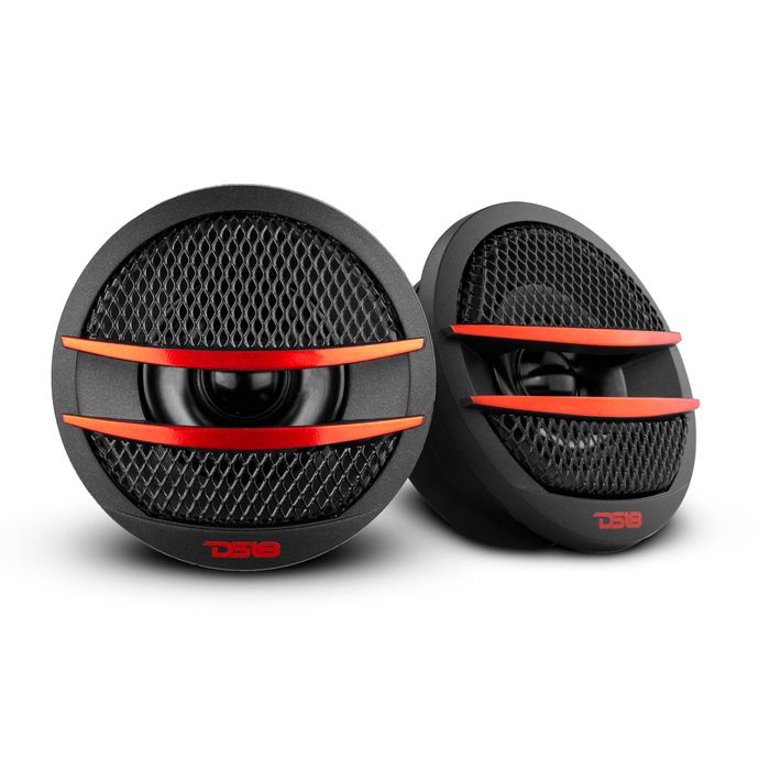 DS18 1.38", Dome, 25 Watts RMS, 0.5" Pei Vc, 4Ω, Red — TX1R