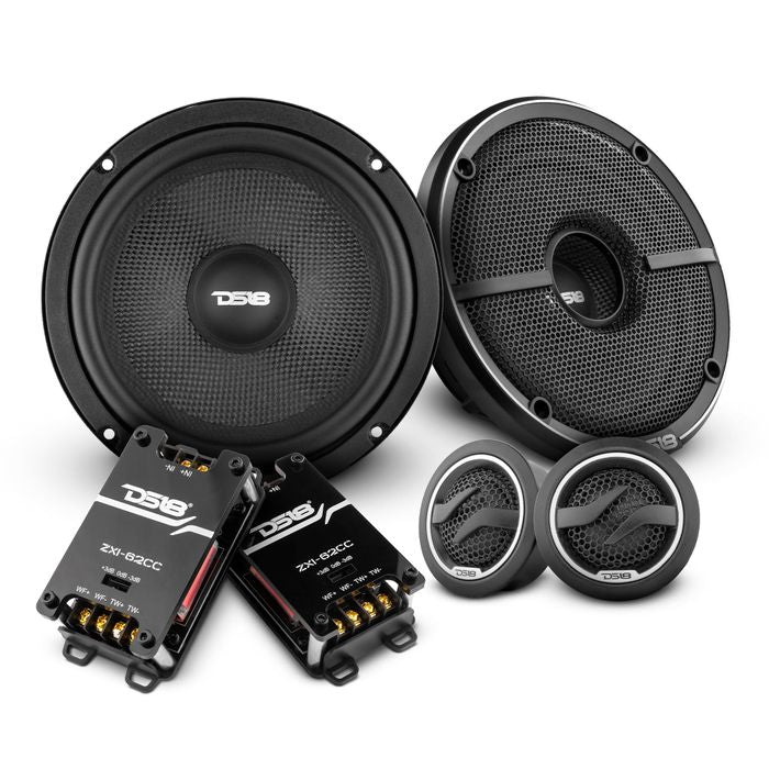 DS18 6.5", 80 Watts RMS, 4Ω, 2-Way, Component — ZXI-62C