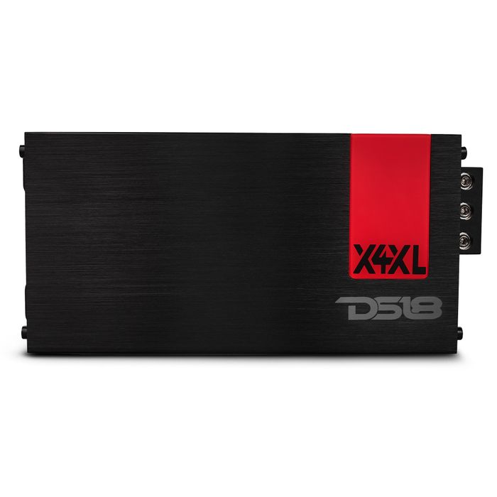 DS18 4-Channel, 2 x 300 @ 4Ω Bridge, 4 x 180 @ 2Ω, 4 x 120 @ 4Ω Watts RMS — X4XL