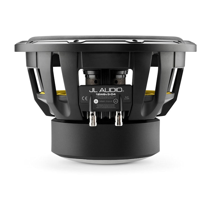 JL Audio 12W6v3-D4 12-inch Dual 4-Ohm Car Subwoofer — Special Order Only