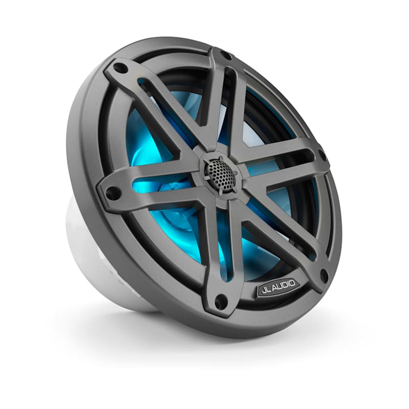 JL Audio M3-770X-S-Gm-i 7.7-inch M3 coaxial speaker, LED Gray Sport Grille